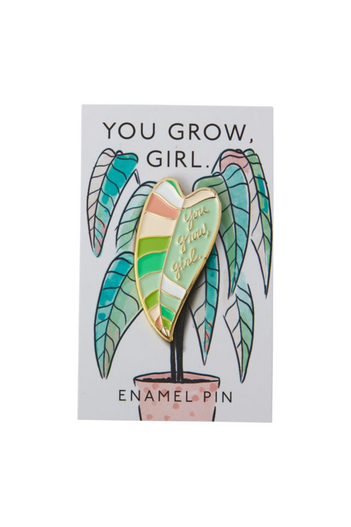 Grow Girl Lapel Pin