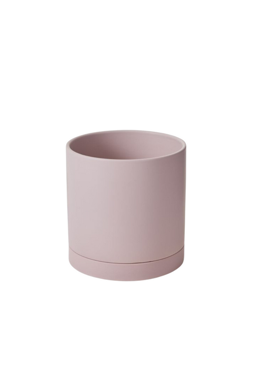Romey Pot + Saucer in Lilac