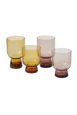 1 of 6:Salud Colored Glass Drinkware