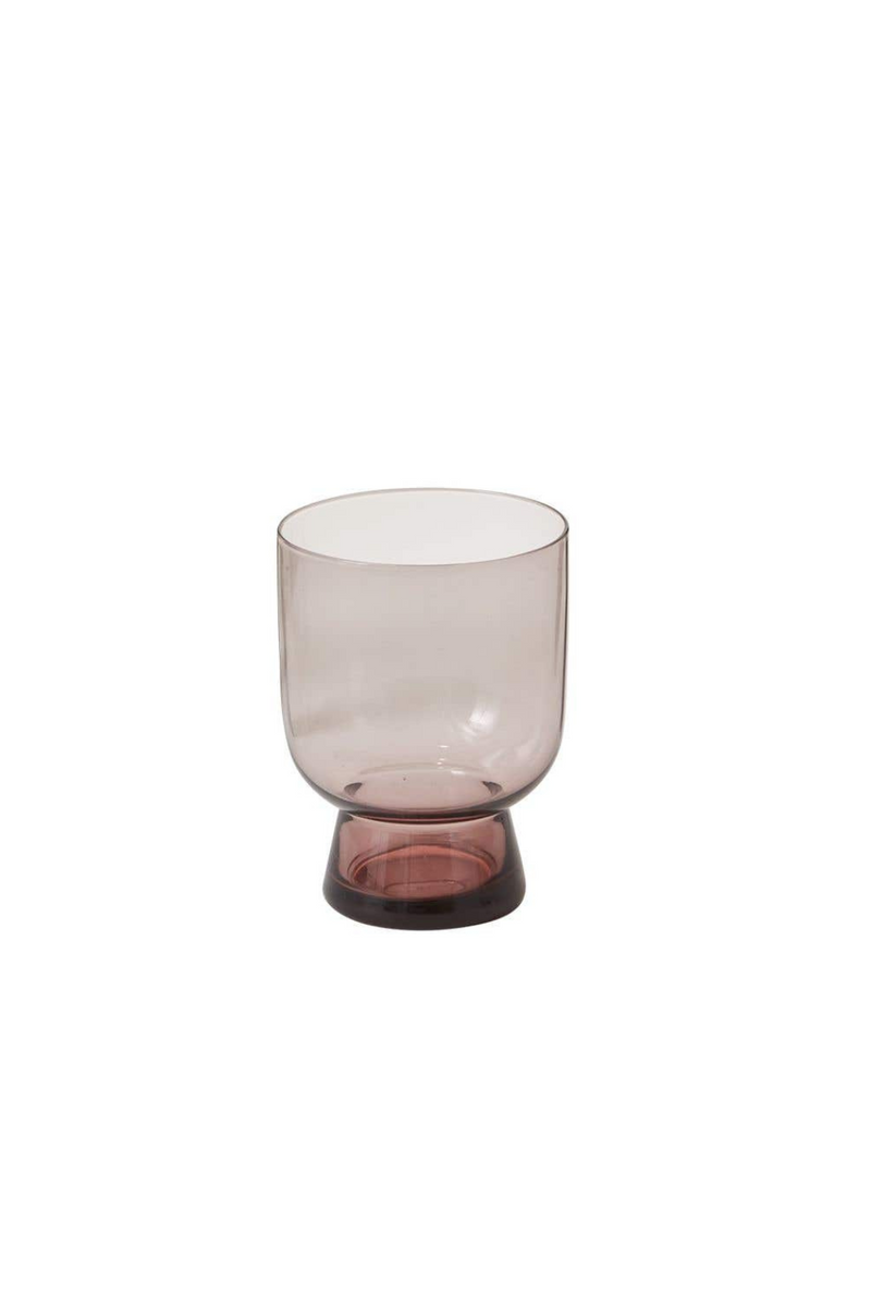 Accent-Decor-Salud-Colored-Glass-Drinkware-mauve-purple-footed-glass