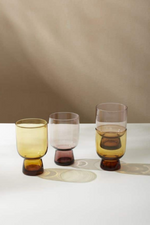 2 of 6:Salud Colored Glass Drinkware
