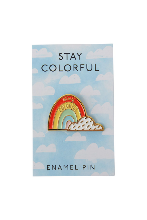 Stay Colorful Lapel Pin