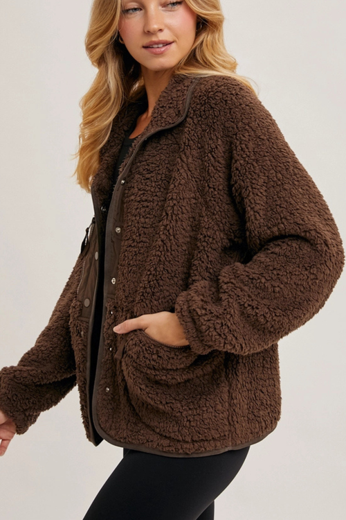 Laura Fleece Sherpa Jacket