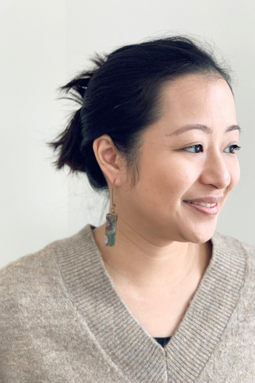 Kelapa Earrings in Agate