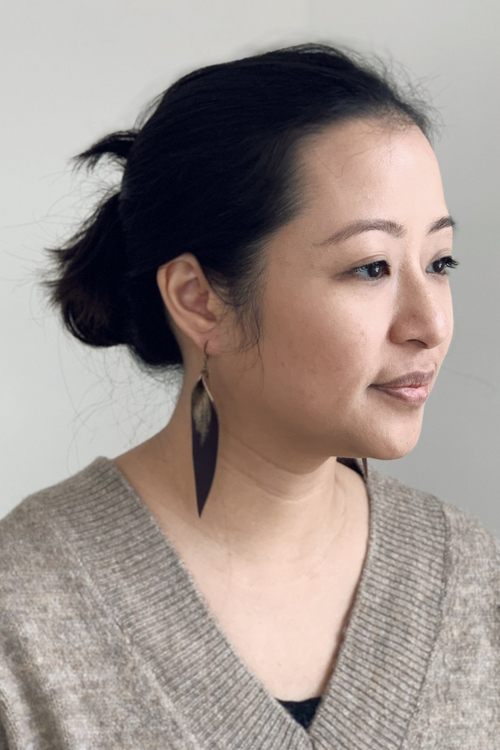 Leather Blade Earrings