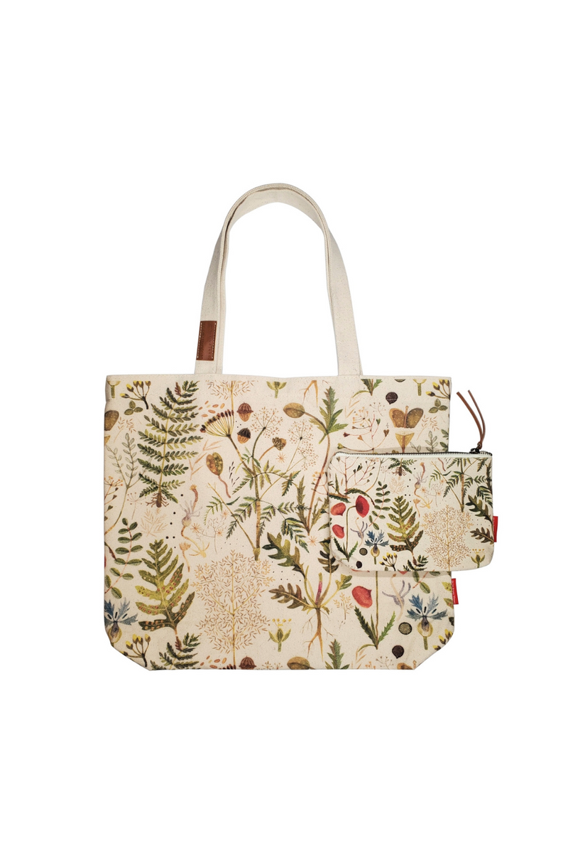 Bruno-Visconti-Greens-and-Flowers-Wide-Canvas-Tote-Bag