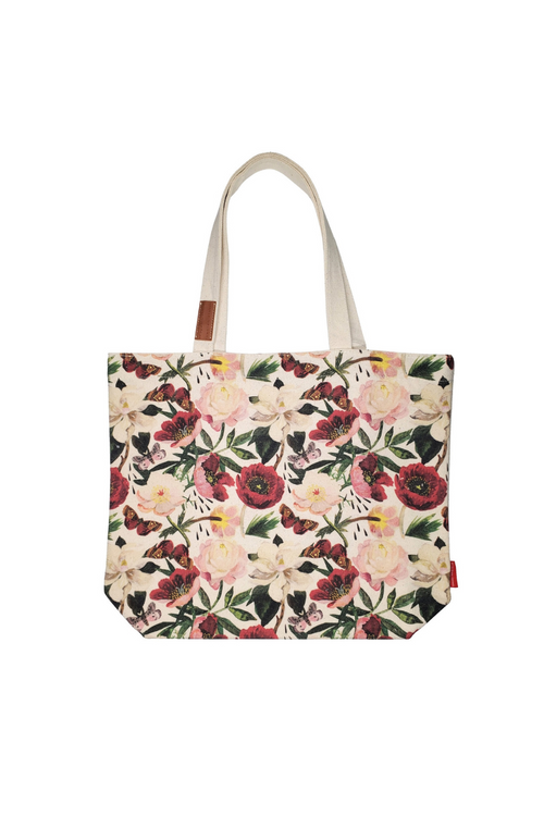 Canvas Printed Wide Tote Bag