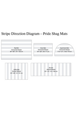 9 of 9:Pride Stripe Shag Mat