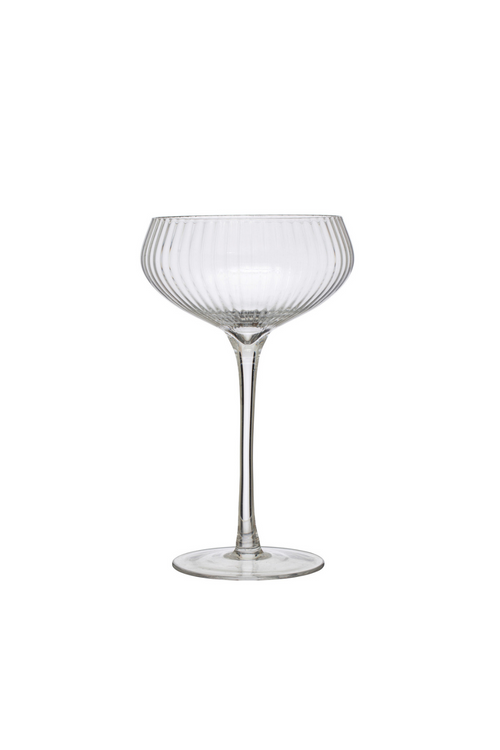Clear Champagne Coupe Glass
