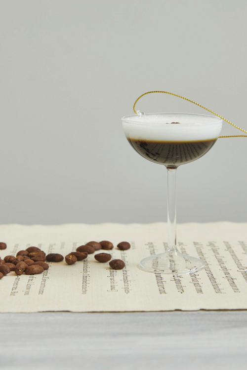 Espresso Martini Glass Ornament
