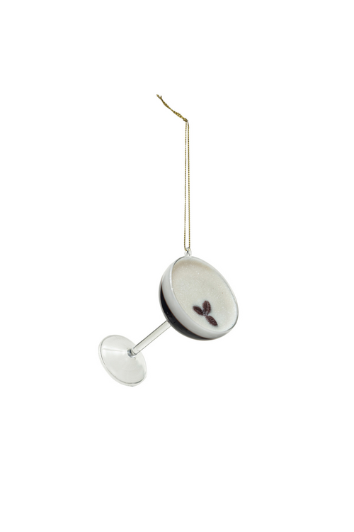 Espresso Martini Glass Ornament