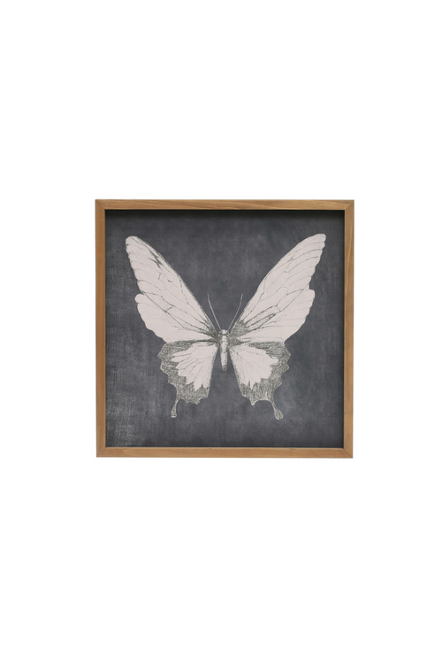 White Butterfly Wall Decor