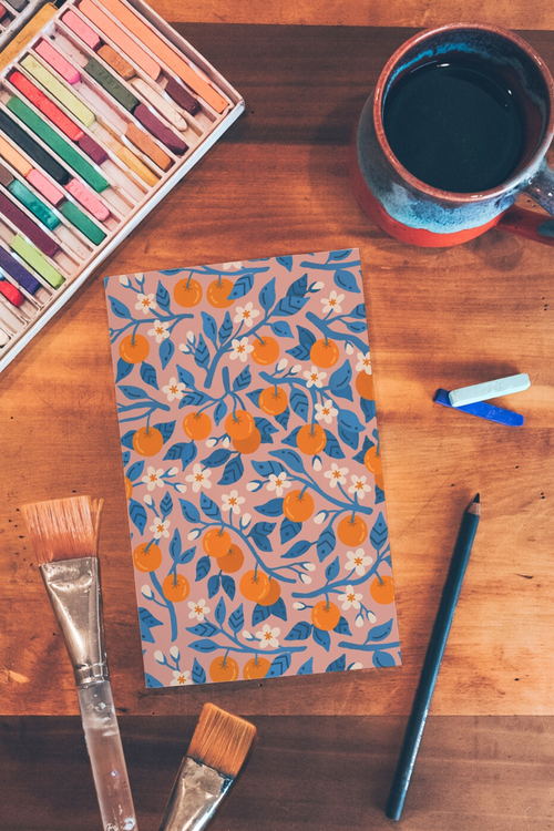 Lunar Oranges Notebook
