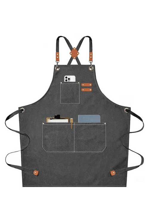 ECOVIBE Canvas + Leather Work Apron