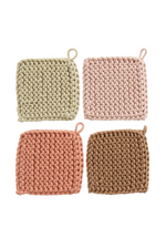 1 of 18:Cotton Crochet Pot Holder