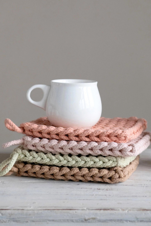 Cotton Crochet Pot Holder