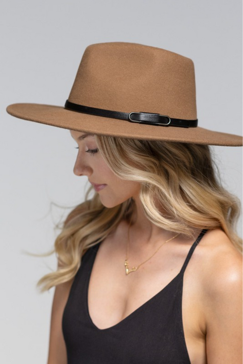 Everette Wool Panama Hat in Pecan