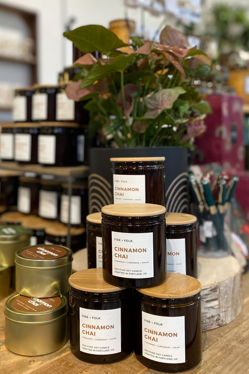 Fire + Folk Seasonal Amberglow Candle Collection