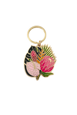 2 of 2:Tropical Bouquet Flower Keychain