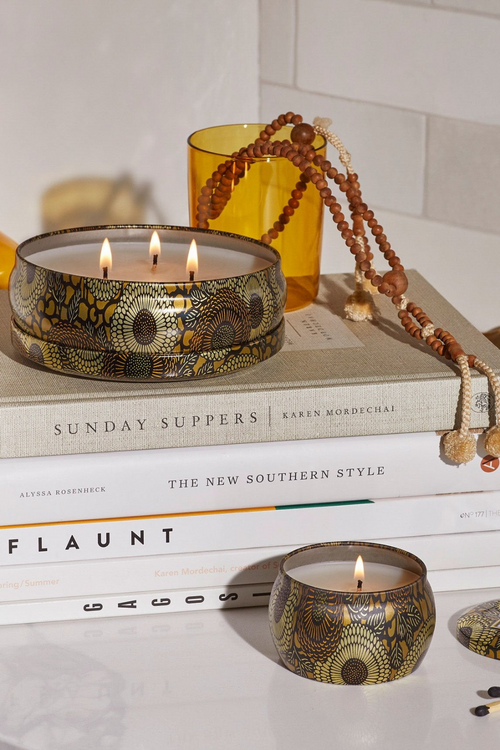 Baltic Amber Tin Candle