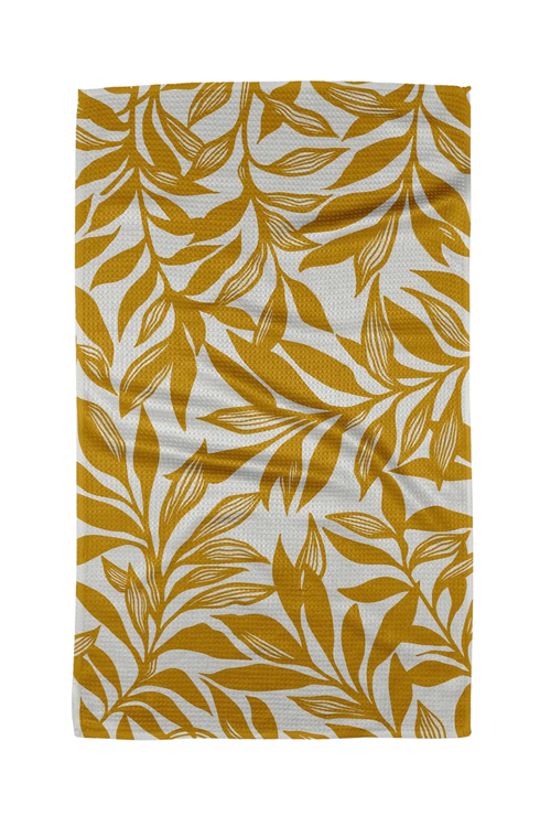 Geometry Kitchen Tea Towel - Saffron