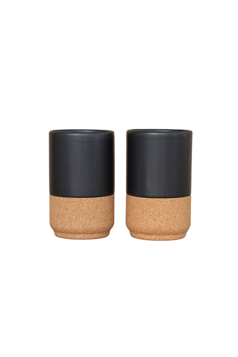 liga-matte-black-cork-mug-set
