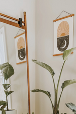 4 of 4:Magnetic Teak Wood Hanging Frame