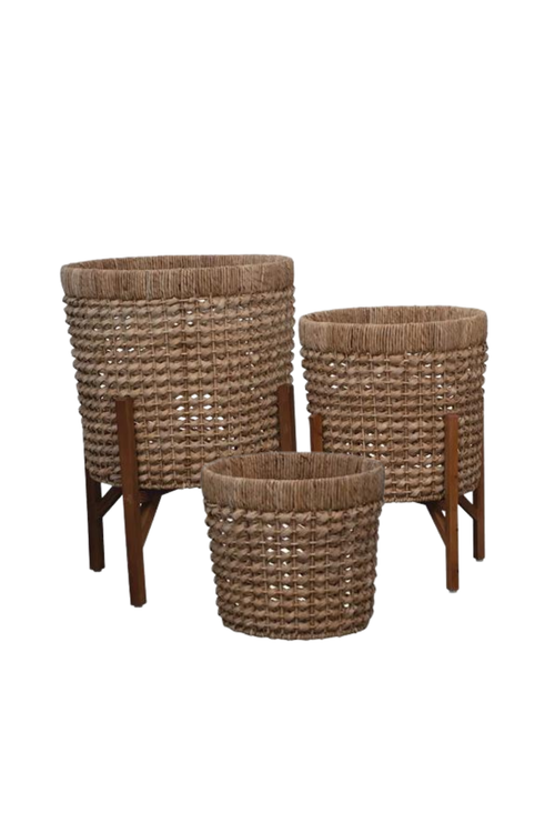 Rattan Basket Planter