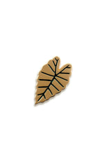1 of 2:Alocasia Leaf Lapel Pin