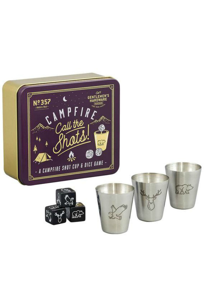 Campfire 'Call The Shots!' Shot Cup and Dice Game-Gentlemen's Hardware-ECOVIBE