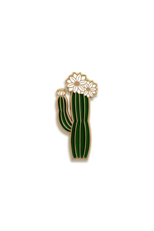 Olivia Blooming Cactus Lapel Pin