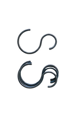 1 of 2:Hand Forged Iron S-Hooks