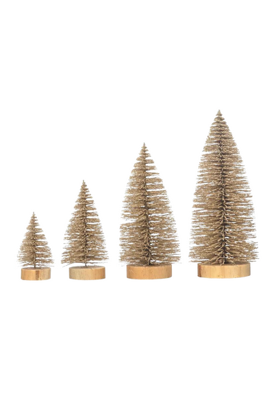 Lit Bottle Brush Trees – ECOVIBE