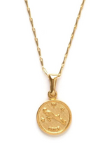 2 of 16:Tiny Zodiac Medallion Necklace