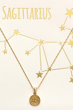 15 of 16:Tiny Zodiac Medallion Necklace