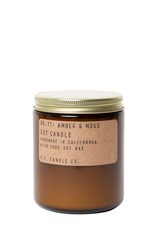 P.F. Candle Co. Amber + Moss Candle