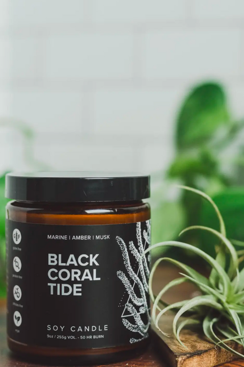 Black Coral Tide Soy Candle