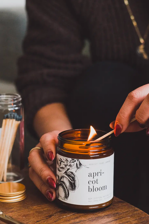 Apricot Bloom Soy Candle