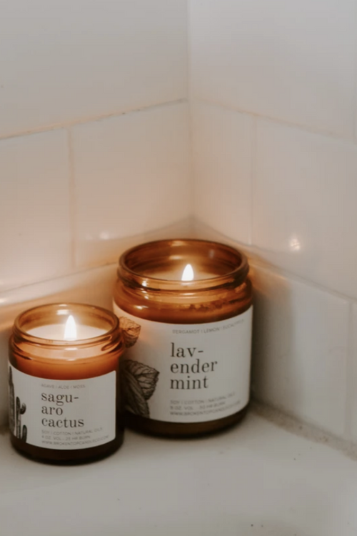 Lavender Mint Soy Candle