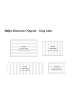3 of 3:Multi Pop Stripe Shag Mat