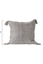 3 of 4:Leilani Striped Cotton Pillow