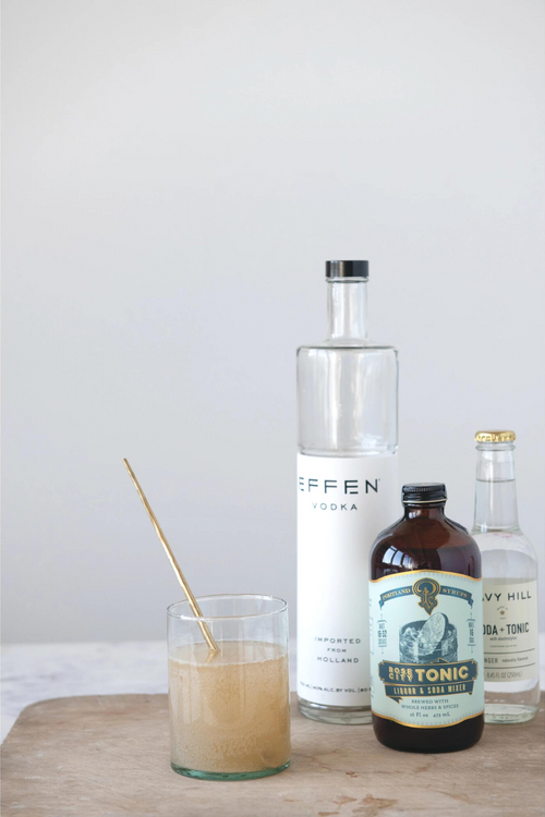 Antique Brass Cocktail Spoon