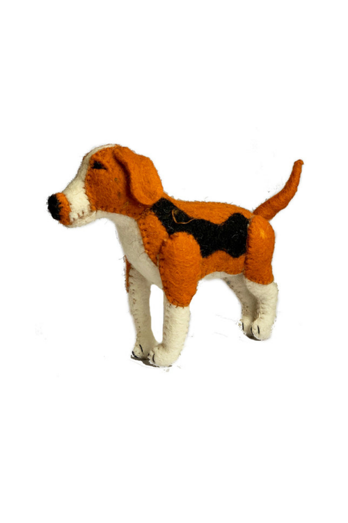 Beagle Wool Felt Ornament