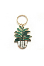 1 of 2:Rubber Tree Keychain