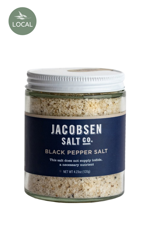 Black Pepper Infused Sea Salt