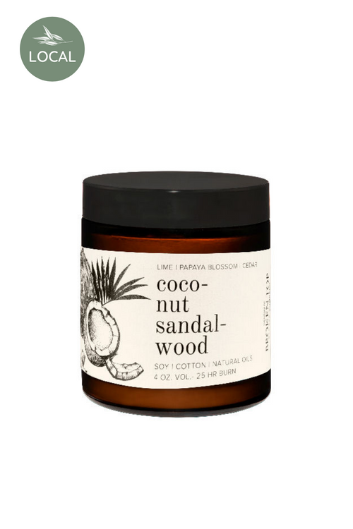 Coconut Sandalwood Soy Candle
