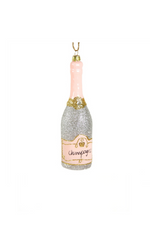 2 of 2:Glittered Champagne Glass Ornament
