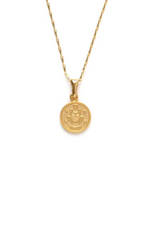 1 of 16:Tiny Zodiac Medallion Necklace