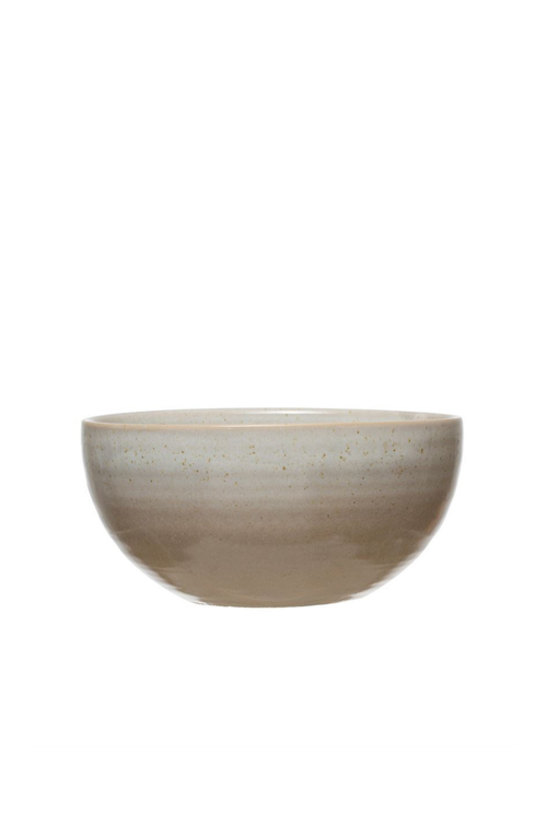 Bone Reactive Glaze Ceramic Bowl