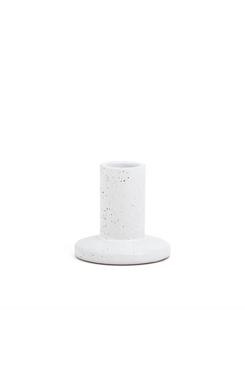 Speckled Taper Candle Holder